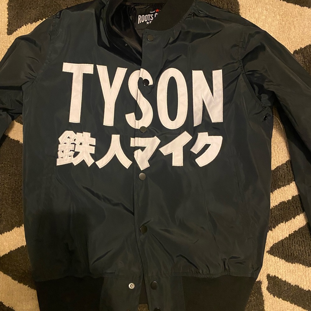 Roots of fights jacket Tyson